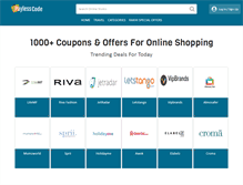 Tablet Screenshot of paylesscode.com